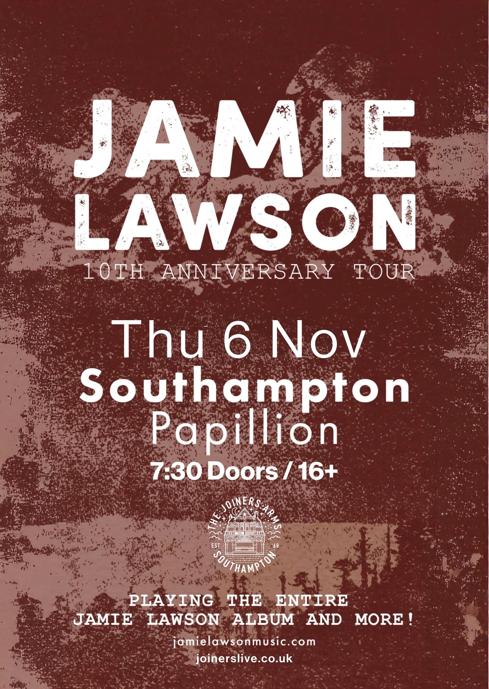 JAMIE LAWSON AT PAPILLON - 10th Anniversary Show! ( SEATED SHOW )